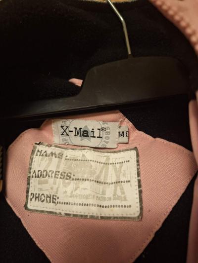dívčí zimní oblečení značky X-Mail, vel.140.