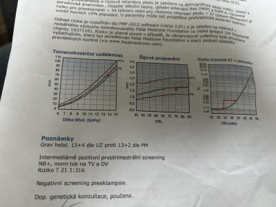 Těhotenství | Vyšší šíjové projasnění při UTZ v první trimestru