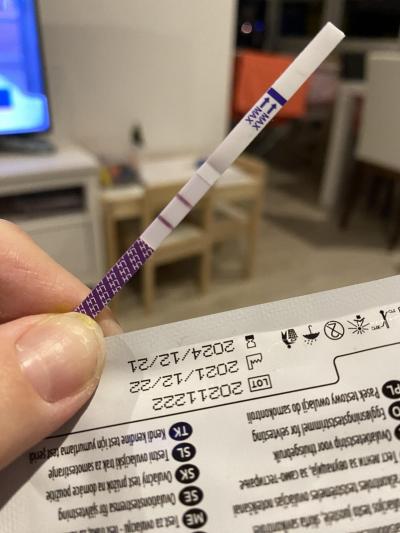 Snažení | Můžu mít 26 DC takhle vybarvený ovulační test?