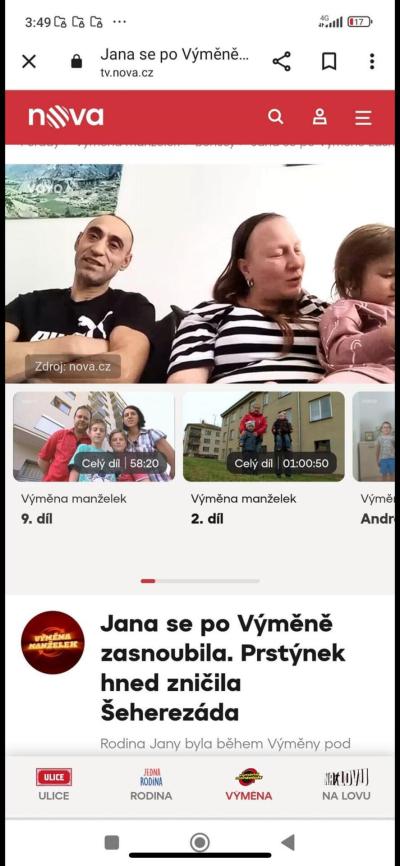 Filmy, seriály, muzika, knížky, hry | Výměna manželek
