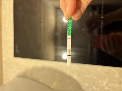 Testování a těhotenský test | Vidite prosim take ducha nebo se mi zda?
