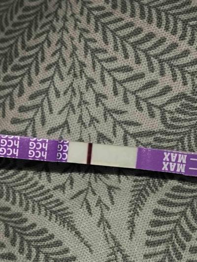 Testování a těhotenský test | Velmi slabý test
