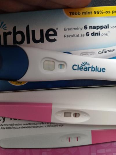 Testování a těhotenský test | Clearblue test a Dr. Max test
