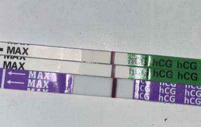 Testování a těhotenský test | Vidíte tam něco? Prosím poraďte