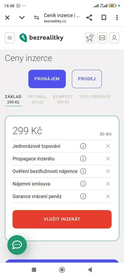 Domácnost | Účet na bezrealitky.cz