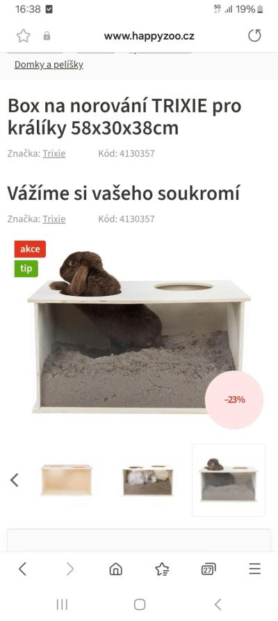 Zvířata | Proč králík hrabe v kleci