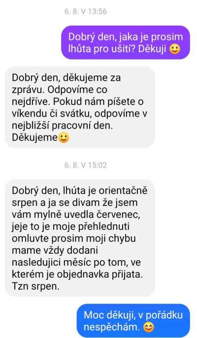Nakupujeme - obchody, reklamace | Objednany kabat -lhuta