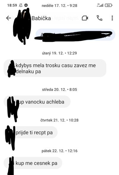 Pozor na prarodiče a příbuzné | Prababicka - jsem nevděčný spratek