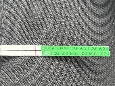 Testování a těhotenský test | Pozitivní pepino test v limitu
