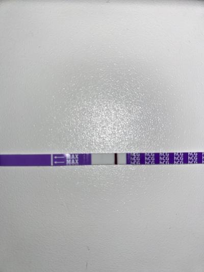 Testování a těhotenský test | Duch na těhotenském testu před menstruací