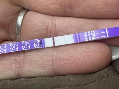 Testování a těhotenský test | Duch na testu intimed, první test