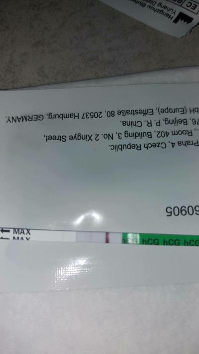 Testování a těhotenský test | Pozitivní pepino test v limitu