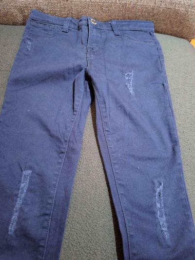 dívčí džíny vel. 122cm(6-7let) značky Skinny Denim Go.