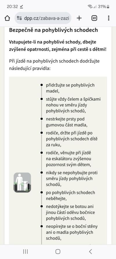 Dobré skutky | Zničené šaty eskalátorem