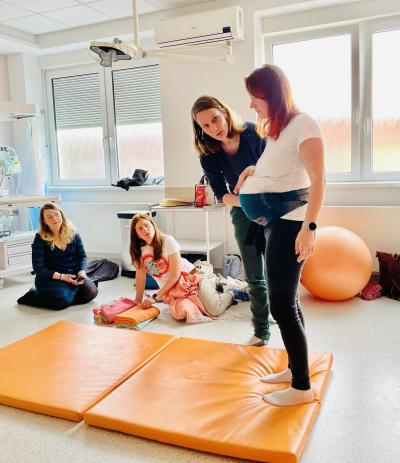 Mulačova nemocnice, porodnice, gynekologicko-porodnické oddělení, předporodní kurzy