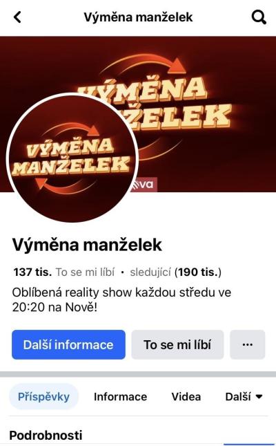 Filmy, seriály, muzika, knížky, hry | Výměna manželek