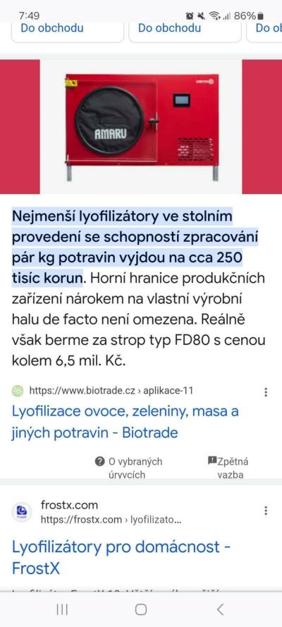 Vaříme, pečeme, konzervujeme | Liofilizace sušení ovoce mrazem doma