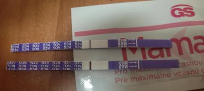 Testování a těhotenský test | Vidíte tam něco? Prosím poraďte
