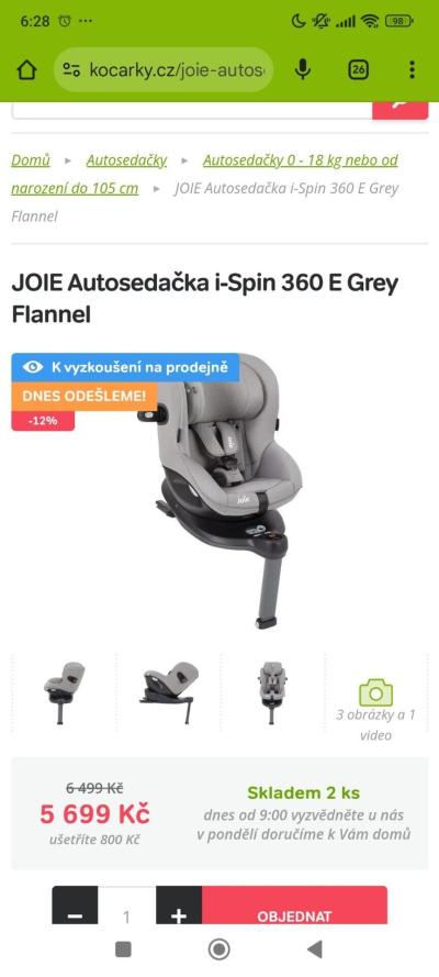 Autosedačky | Pidi auto a tři děti