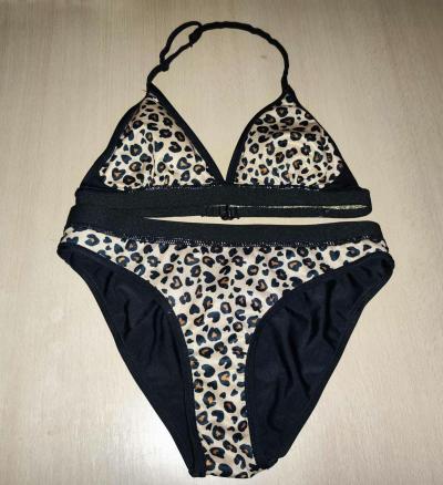 Plavky s leopardím vzorem XS/S