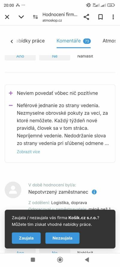 Zaměstnání | Práce v košíku/ rohlíku?