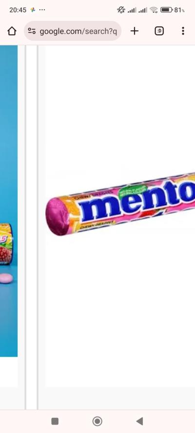 Miminko | Obal od mentos a dítě