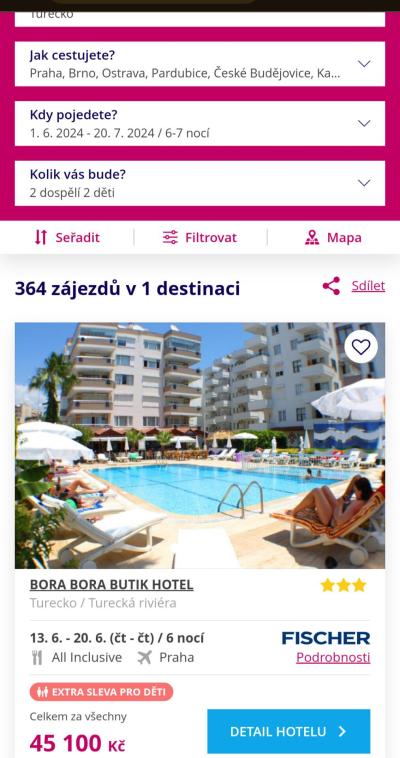 Dovolené a dětské tábory | Levně all inclusive