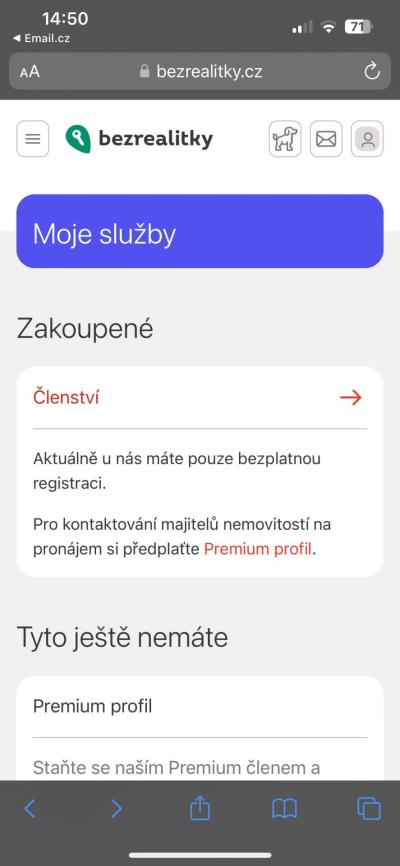 Domácnost | Účet na bezrealitky.cz