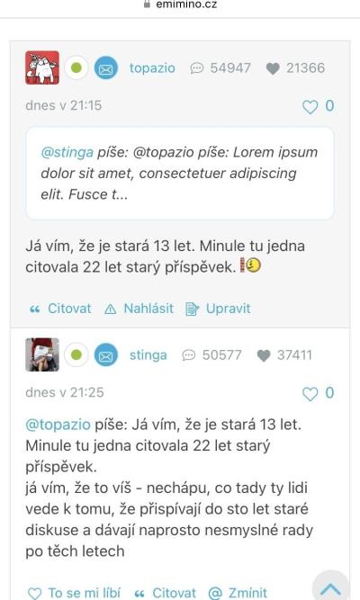 Dotazy pro adminy | Chyba v Matrixu /e-miminu/