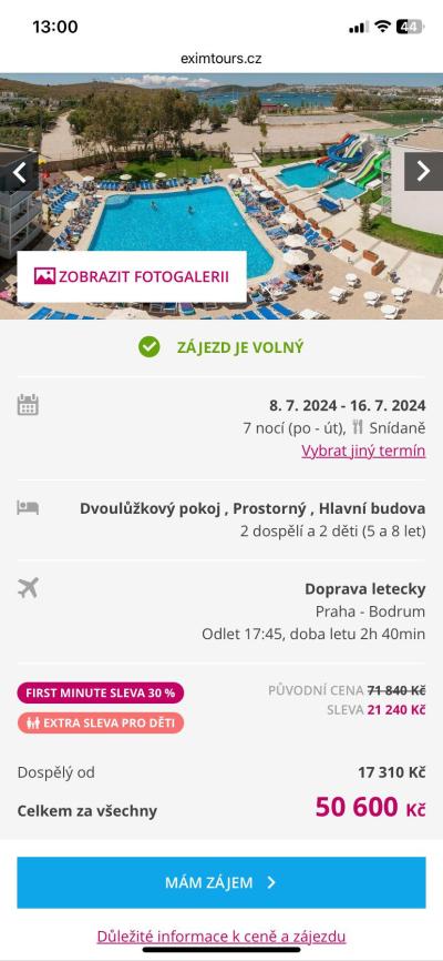 Dovolené a dětské tábory | Levně all inclusive