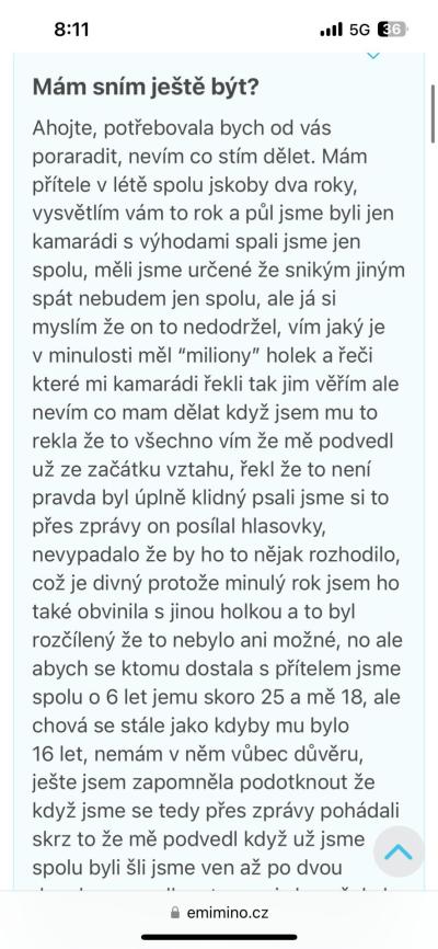 Manželství a partnerství | Mám sním ještě být?
