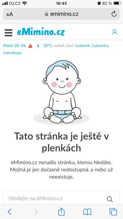 Dotazy pro adminy | Chyba v Matrixu /e-miminu/