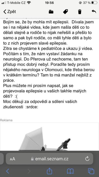 Dětské nemoci | Dětský neurolog Olomouc? Epilepsie?