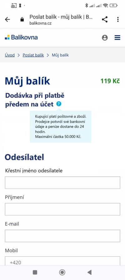 Vše možné | Balíček před Balíkovnu