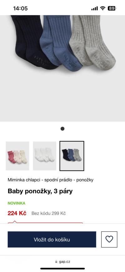 Oblečky pro děti i dospělé | Doporučte prosím ponožky pro miminko