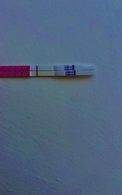 Testování a těhotenský test | Co myslíte , rýsuje se? ????