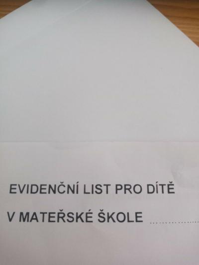Školky a školy | Evidenční list do MŠ od pediatra