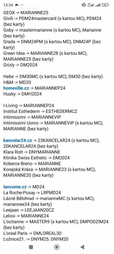 Dobré skutky | Prosba o slevovy kupon Marianne