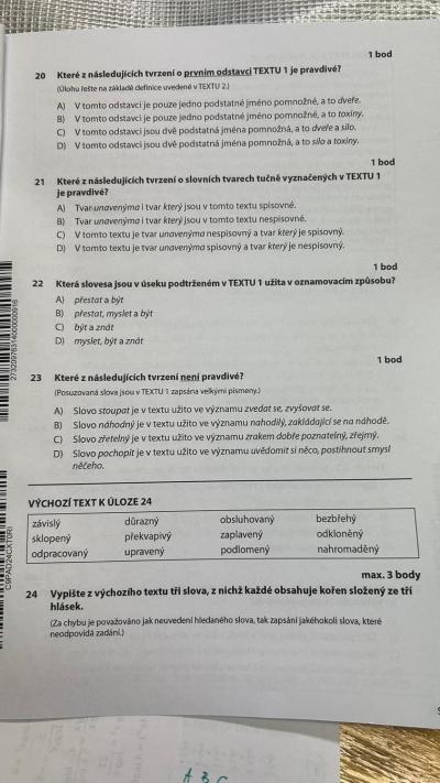 Školák | Přijímačky 2024