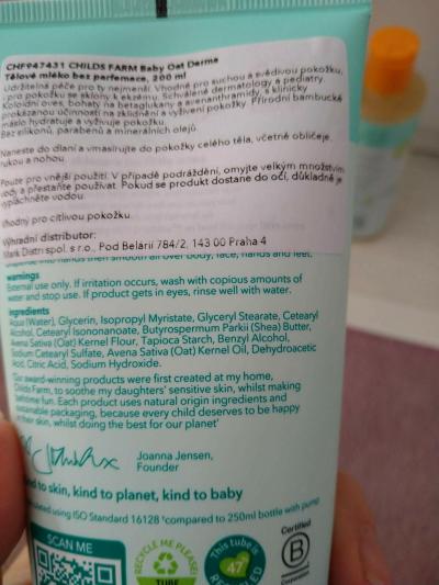 Recenze z kampaně 20 dětí otestovalo Childs Farm: Pomohla řada Baby OatDerma s atopickou pokožkou?