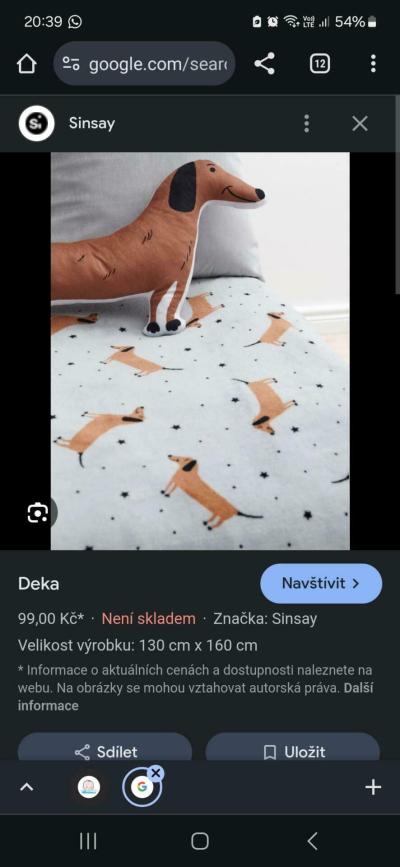 Výbavička různé | Deka ze Sinsay