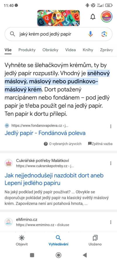 Vaříme, pečeme, konzervujeme | Krém do dortu - Poradíte?