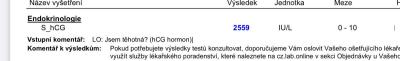 Testování a těhotenský test | Hodnota HCG poprvé
