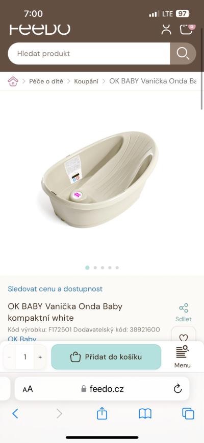 Výbavička různé | Vanička pro miminko-jakou ?
