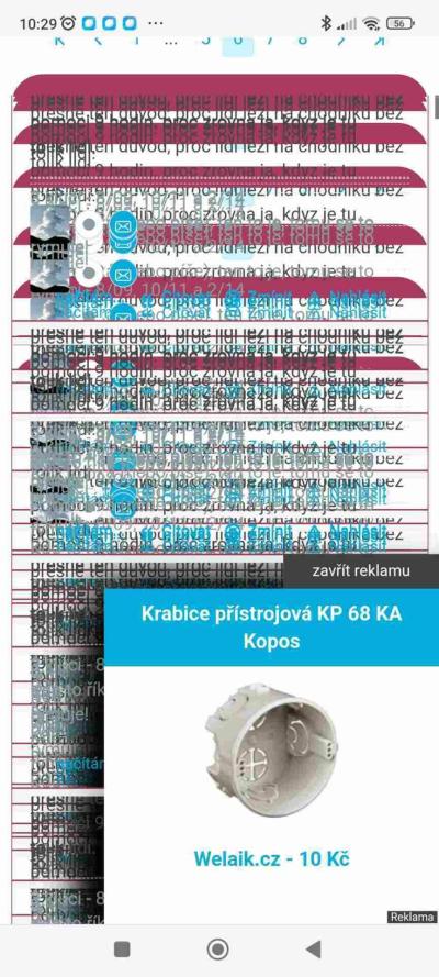 Technologie, mobily, internet | Internet v mobilu - přeskakuje
