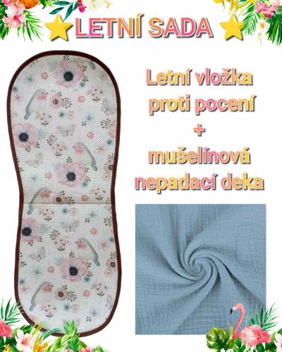 LETNÍ PODLOŽKY DO KOČÁRKU PROTI POCENÍ
