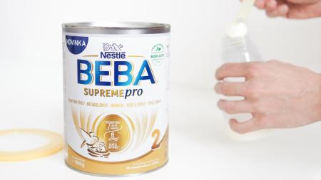 Novinka od značky BEBA: Otestujte mléčnou výživu BEBA SUPREMEpro 2