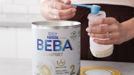 BEBA COMFORT 2 pro spokojená bříška: Otestujte pokračovací kojenecké mléko zdarma
