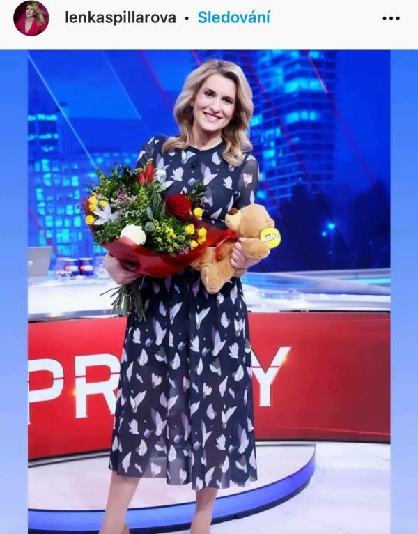 Moderátorka CNN Prima NEWS Lenka Špillarová prozradila své těhotenství až v 6. měsíci.