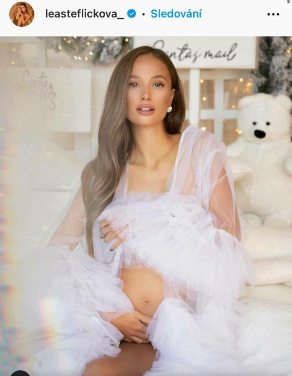 Česká Miss 2018 Lea Šteflíčková bude brzy máma.